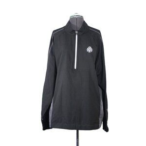 Footjoy FJ‎ men's 1/4 zip stand up collare colorblock performance golf jacket L